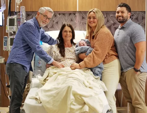 Grandmother, 56, gives birth to her son and daughter-in-law’s baby