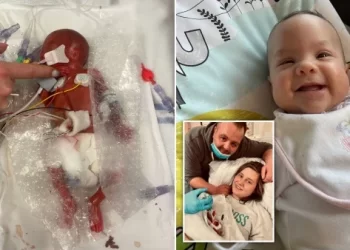 Baby born weighing less than a loaf of bread finally goes home after fighting for life in the hospital for five months