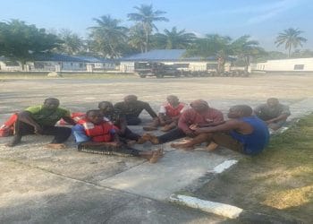 Nigerian Navy rescues 10 crew members from capsized fishing trawler in Lagos