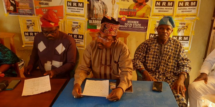 Ogun NRM accuses Ex Gov, Amosun of plot to hijack party, declares all candidates dead, substitute them with preferred ADC candidates