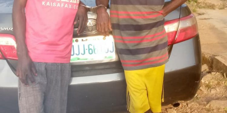 Two brothers arrested for allegedly stealing a car from a car wash where they work