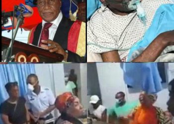 Family members of Ghanaian business tycoon, Asoma Banda, clash over his wealth as he battles for his life on his sick bed (video)