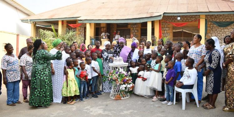 Ogun Deputy Gov Celebrates 57th Birthday, Fetes Stella Obasanjo Children’s Home