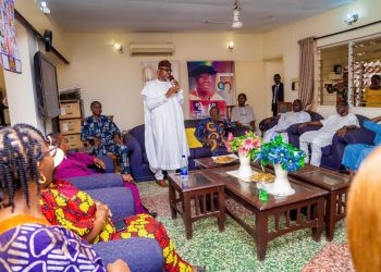 Gov. Abiodun visits late Emeritus Professor Ogunlesi family