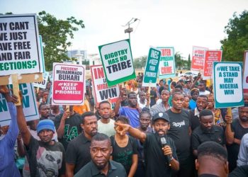 2023 elections: Protesters call for interim government, arrest of INEC chairman