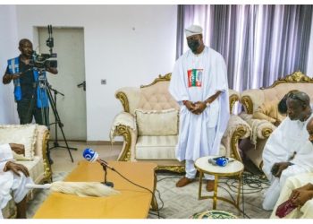 LP’s Rhodes-Vivour Visits Oba Of Lagos Days To Election