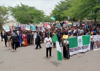 Angry women protest naked at US Embassy over 2023 election