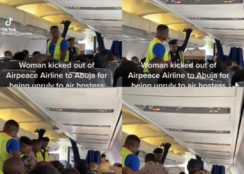 Woman kicked out of an Abuja-bound flight for allegedly being disrespectful to an air hostess