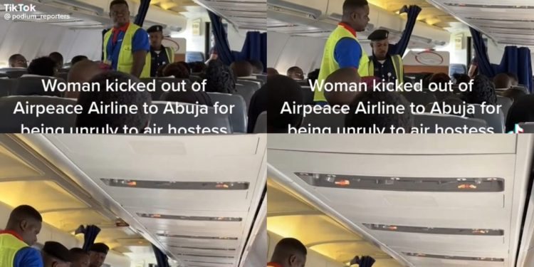 Woman kicked out of an Abuja-bound flight for allegedly being disrespectful to an air hostess