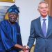 Ex British PM, Tony Blair Visits Tinubu Ahead Of Swearing In