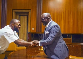 Delta governor hosts Davido