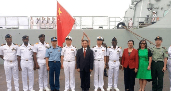 Chinese warship: Lending hands to Nigerian Navy to fight crime