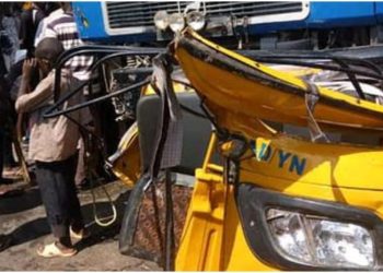 Truck crushes Ogun monarch inside ‘Keke Napep’ to death