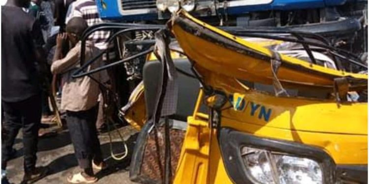 Truck crushes Ogun monarch inside ‘Keke Napep’ to death