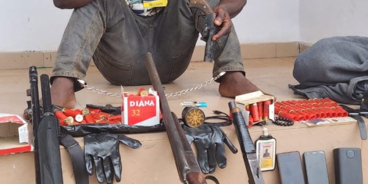 Arrested Ogun robber says 5 guns, 110 bullets supplied by police Inspector 