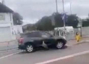 Man survives after being run over twice by two different cars