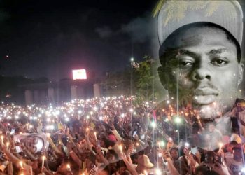 Davido, Zlatan, Falz Join Candlelight Procession For Mohbad In Lagos