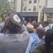 Protest at ministry of works and housing after Umahi ‘locked staff out for late coming’
