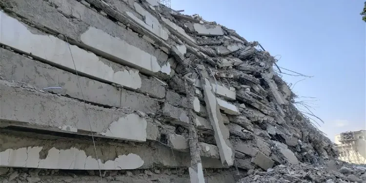 Father, 2 sons killed in building collapse in Anambra