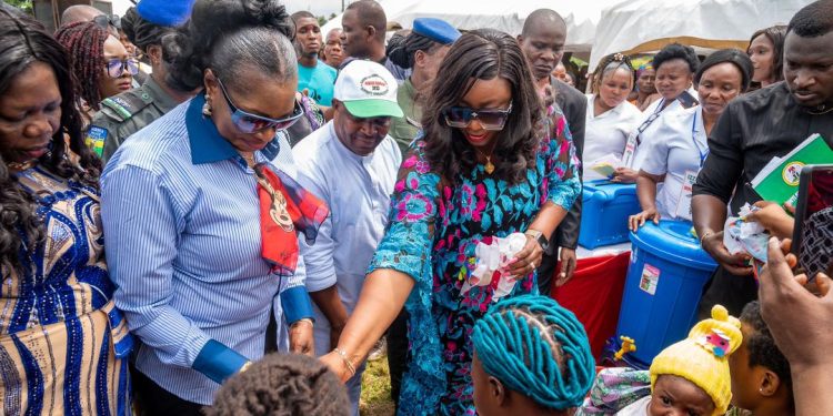 Ebonyi Governor’s Wife Flags Off Measles Vaccination Campaign