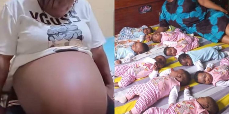 Anambra woman becomes viral sensation after welcoming nonuplets