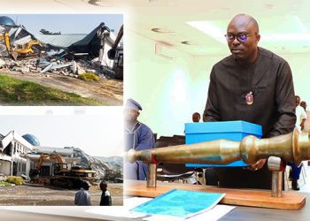 Rivers Assembly Complex Demolished, Fubara Presents Budget At Govt House