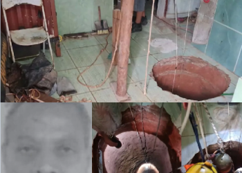 Man dies after falling down 130ft hole he dug in his kitchen after dreaming gold was buried there