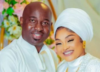Mercy Aigbe’s husband showers her with love on 46th birthday