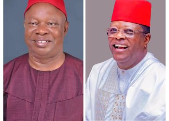 Umahi Congratulates Prof Anthony Ani on his Victory as Senator-Elect Ebonyi South Senatorial District