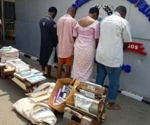 Retired Colonel, others arrested by Police officers for allegedly printing fake currencies