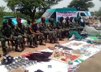 Police parade 21 ‘Oodua nation agitators’ arrested over invasion of Oyo secretariat