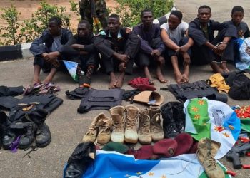 Suspected Yoruba nation agitators storm Oyo Secretariat, hoist flag