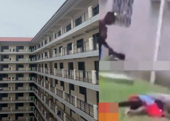 Cleaner jumps from the 7th floor when caught trying to rape a student