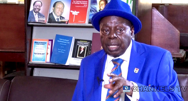 Afe Babalola Laments Effects Of Economic Hardship On Lawyers
