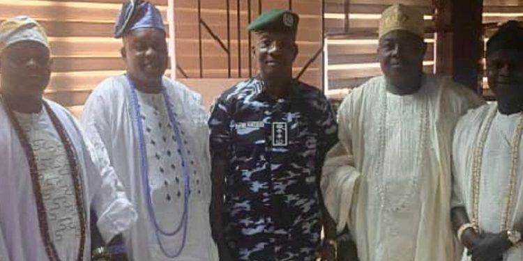 Ogun: Onipokia, other Yewa monarchs visit Isiaka, Akinlade, Salako, IGP Egbetokun, towards Socio-economic development of Yewaland