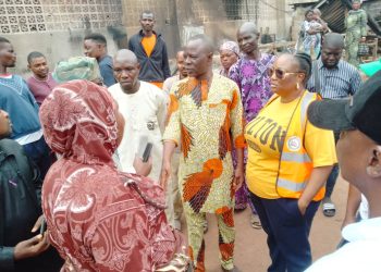 Lipede Market Fire Outbreak: Funmi Efuwape, Omolaja Majekodunmi, Others Visit Scene, Commiserate With Victims