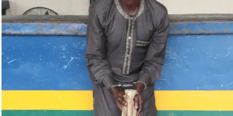 Man arrested with human body parts in Abuja