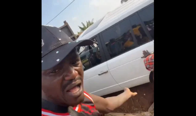 Portable calls out Dapo Abiodun as his SUV gets stuck in Ogun bad road