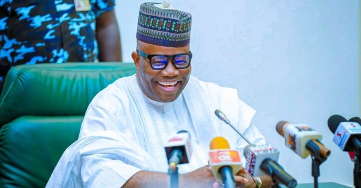 Those who want to protest can go ahead, we’ll be here eating, says Akpabio