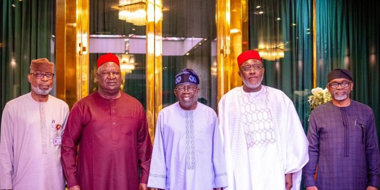 Defection: Uzodimma Presents Pius Anyim To Tinubu