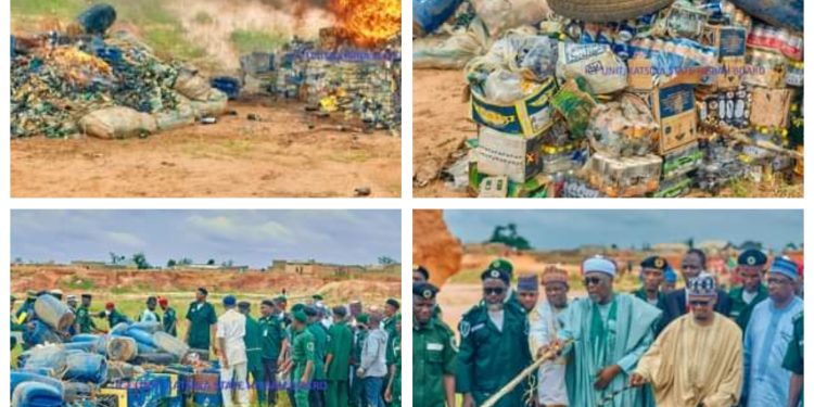 Hisbah destroys N60m worth of alcohol, illicit drugs in Katsina