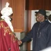 ‘My boss’, Sanusi hails Jonathan as they meet in Abuja