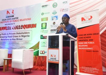 FUNAAB VC Speaks At Ogun NIPR 2024 Colloquium, Calls for Collective Action to Address Nigeria’s Food Crisis