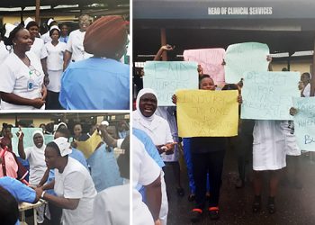 Ogun Nurses Protest Doctor’s Alleged Assault Of Female Student Nurse