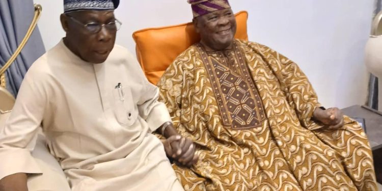 You’re A Performer – Obasanjo Lauds Adeleke Over Construction Of 2.7km Road In Osun