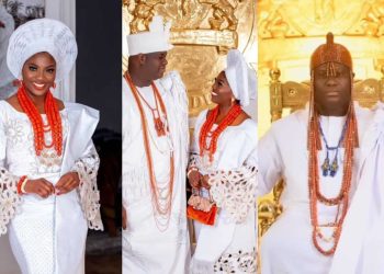 Queen Ashley celebrates Ooni’s wisdom & grace as he marks 9 years of coronation