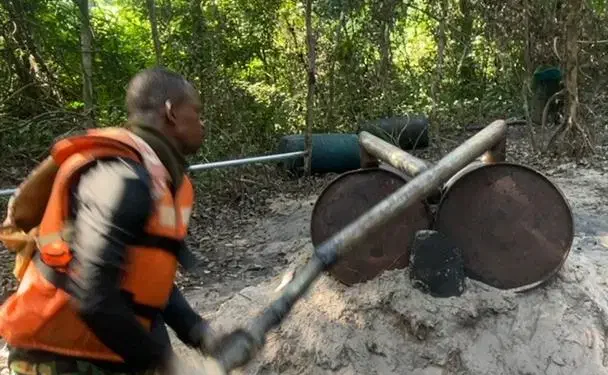 Oil Theft: Troops deactivate 42 illegal refinery sites, confiscate 197,000 Litres of stolen crude