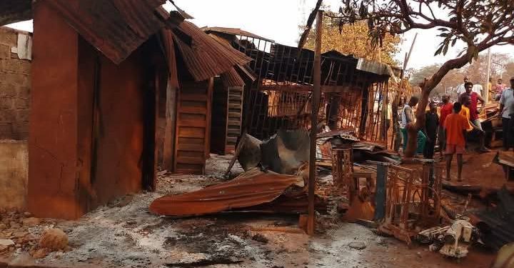 Valuables destroyed as fire guts Benue market