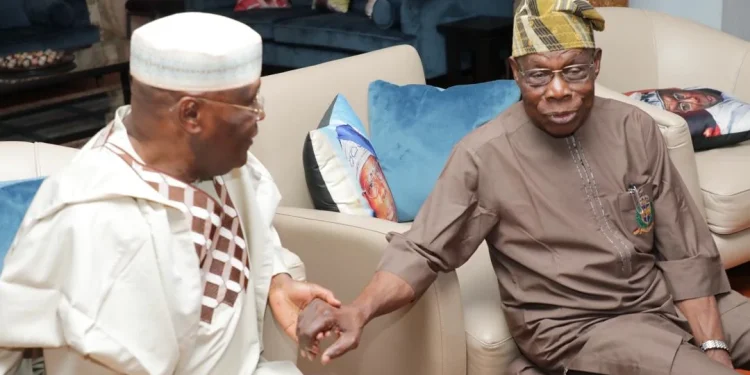 Atiku, Tambuwai , Liyel Imoke meet Obasanjo in Ogun for ‘coalition talks’ ahead of 2027