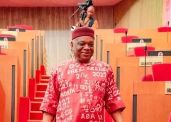 Orji Kalu wears ‘Tinubu for president 2027’ attire to n’assembly